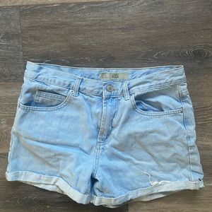Topshop jean shorts